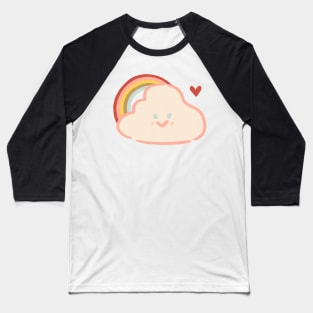 Rainbow Cloud Baseball T-Shirt